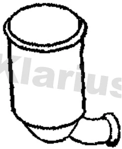 Filtre à particules / à suie, échappement KLARIUS 390282