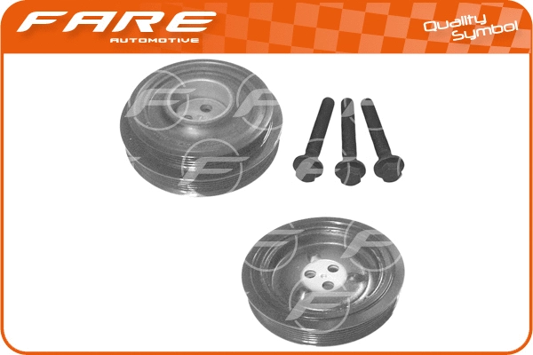 Kit de poulies, vilebrequin FARE SA 5017C