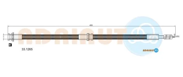 Flexible de frein ADRIAUTO 33.1265