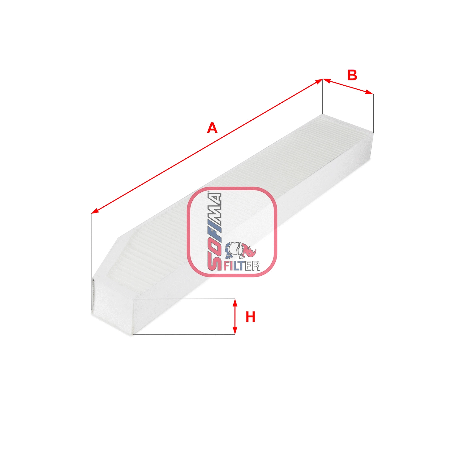 Filtre, air de l'habitacle SOFIMA S 3257 C