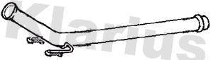 Tuyau d'échappement KLARIUS 131083