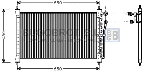 Condenseur, climatisation BUGOBROT 62-JR5012