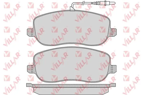 Kit de plaquettes de frein, frein à disque VILLAR 626.0831