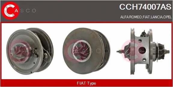 Groupe carter, turbocompresseur CASCO CCH74007AS