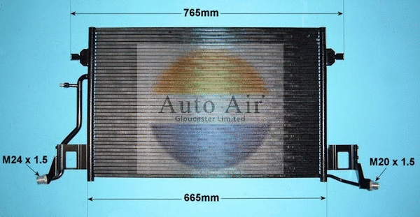 Condenseur, climatisation AUTO AIR GLOUCESTER 16-9907