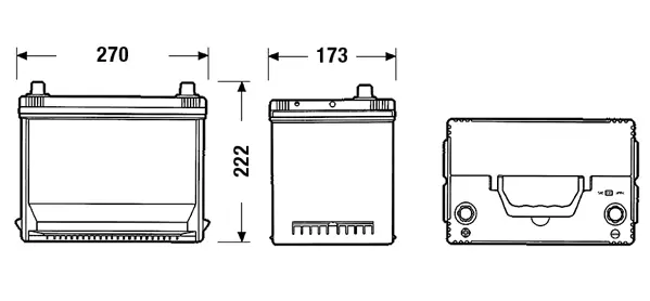 Batterie de démarrage CENTRA CA755