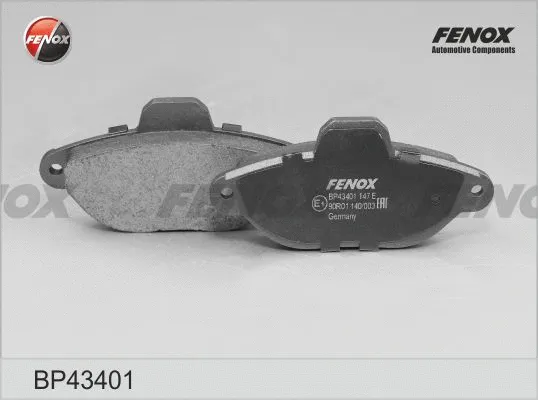 Kit de plaquettes de frein, frein à disque FENOX BP43401