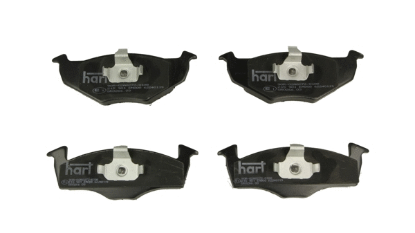 Kit de plaquettes de frein, frein à disque HART 215 901