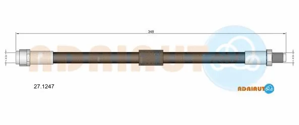 Flexible de frein ADRIAUTO 27.1247
