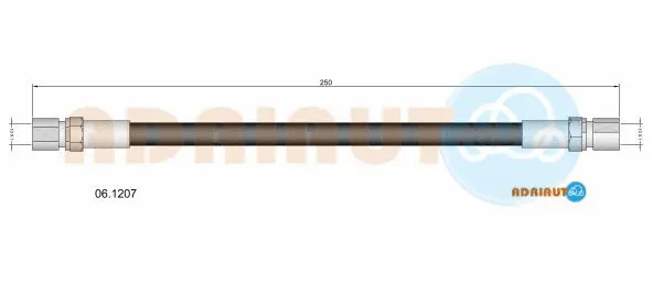 Flexible de frein ADRIAUTO 06.1207