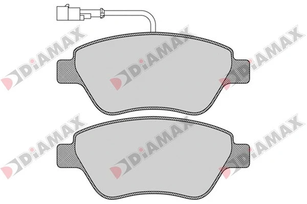 Kit de plaquettes de frein, frein à disque DIAMAX N09387