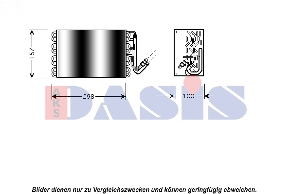 Évaporateur climatisation AKS DASIS 820195N