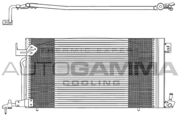 Condenseur, climatisation AUTOGAMMA 101597