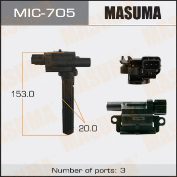 Bobine d'allumage MASUMA MIC-705