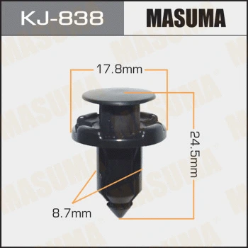 Clip, enjoliveur MASUMA KJ-838