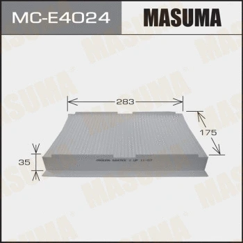 Filtre, air de l'habitacle MASUMA MC-E4024
