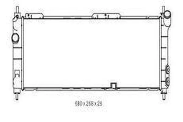 Radiateur, refroidissement du moteur ORDONEZ 2065086