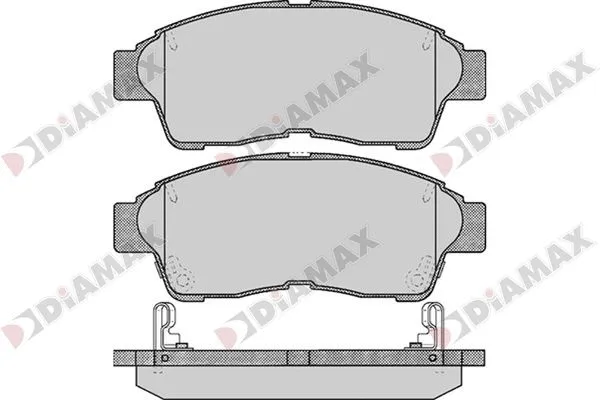 Kit de plaquettes de frein, frein à disque DIAMAX N09741