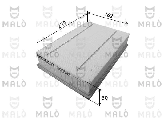 Filtre à air AKRON-MALÒ 1500645