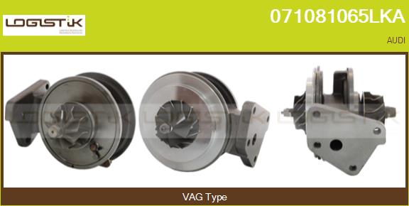 Groupe carter, turbocompresseur LGK 071081065LKA