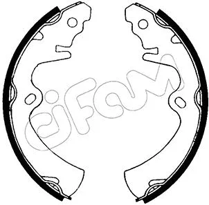 Jeu de mâchoires de frein CIFAM 153-576
