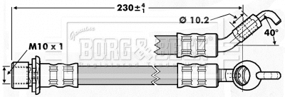 Flexible de frein BORG & BECK BBH7238