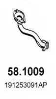 Tuyau d'échappement ASSO 58.1009