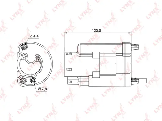 Filtre à carburant LYNXAUTO LF-989M