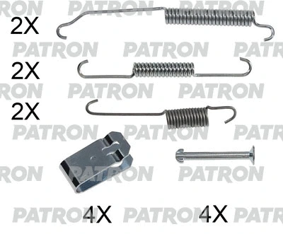 Kit d'accessoires, mâchoire de frein PATRON PSRK0259