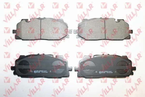 Kit de plaquettes de frein, frein à disque VILLAR 626.2102