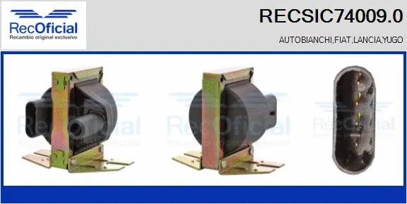 Bobine d'allumage RECOFICIAL RECSIC74009.0