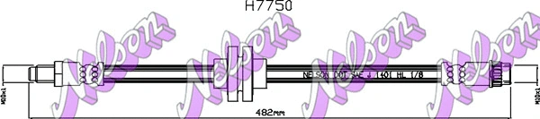 Flexible de frein KAWE H7750