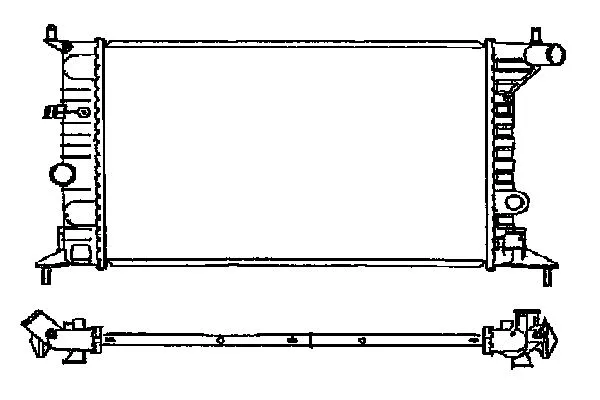 Radiateur, refroidissement du moteur ORDONEZ 2060161