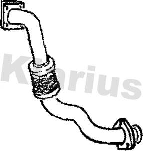 Tuyau d'échappement KLARIUS 301216
