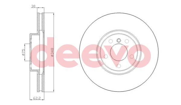 Disque de frein DEEVO BD20720