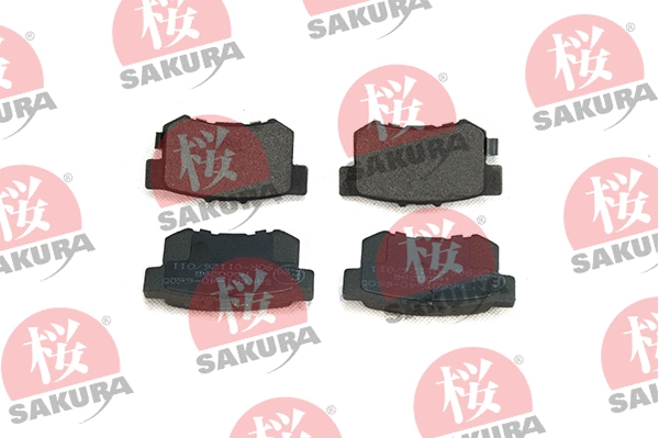 Kit de plaquettes de frein, frein à disque SAKURA 601-40-6605