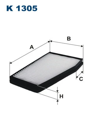 Filtre, air de l'habitacle FILTRON K 1305