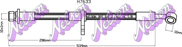 Flexible de frein KAWE H7633