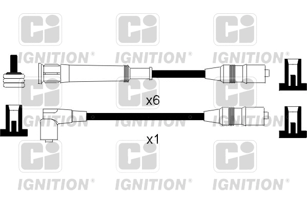 Kit de câbles d'allumage QUINTON HAZELL XC496