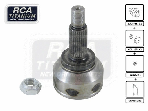 Jeu de joints, arbre de transmission RCA FRANCE AF90