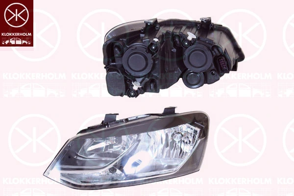 Projecteur principal KLOKKERHOLM 95070145