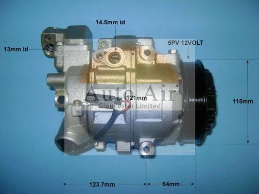Compresseur, climatisation AUTO AIR GLOUCESTER 14-6200P