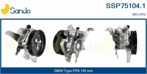 Pompe hydraulique, direction SANDO SSP75104.1