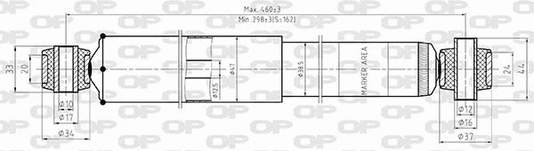 Amortisseur OPEN PARTS SAB8599.32