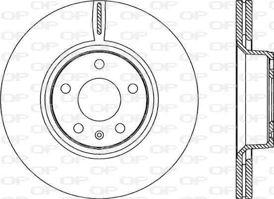 Disque de frein OPEN PARTS BDR2268.20