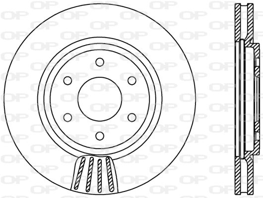 Disque de frein OPEN PARTS BDR2375.20