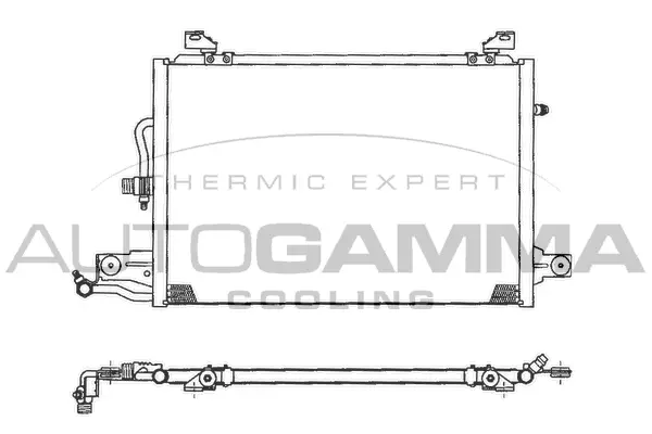 Condenseur, climatisation AUTOGAMMA 101750