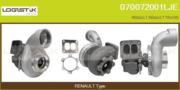Turbocompresseur, suralimentation LGK 070072001LJE