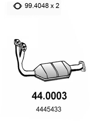 Catalyseur ASSO 44.0003