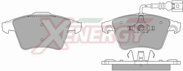 Kit de plaquettes de frein, frein à disque AP XENERGY X40902